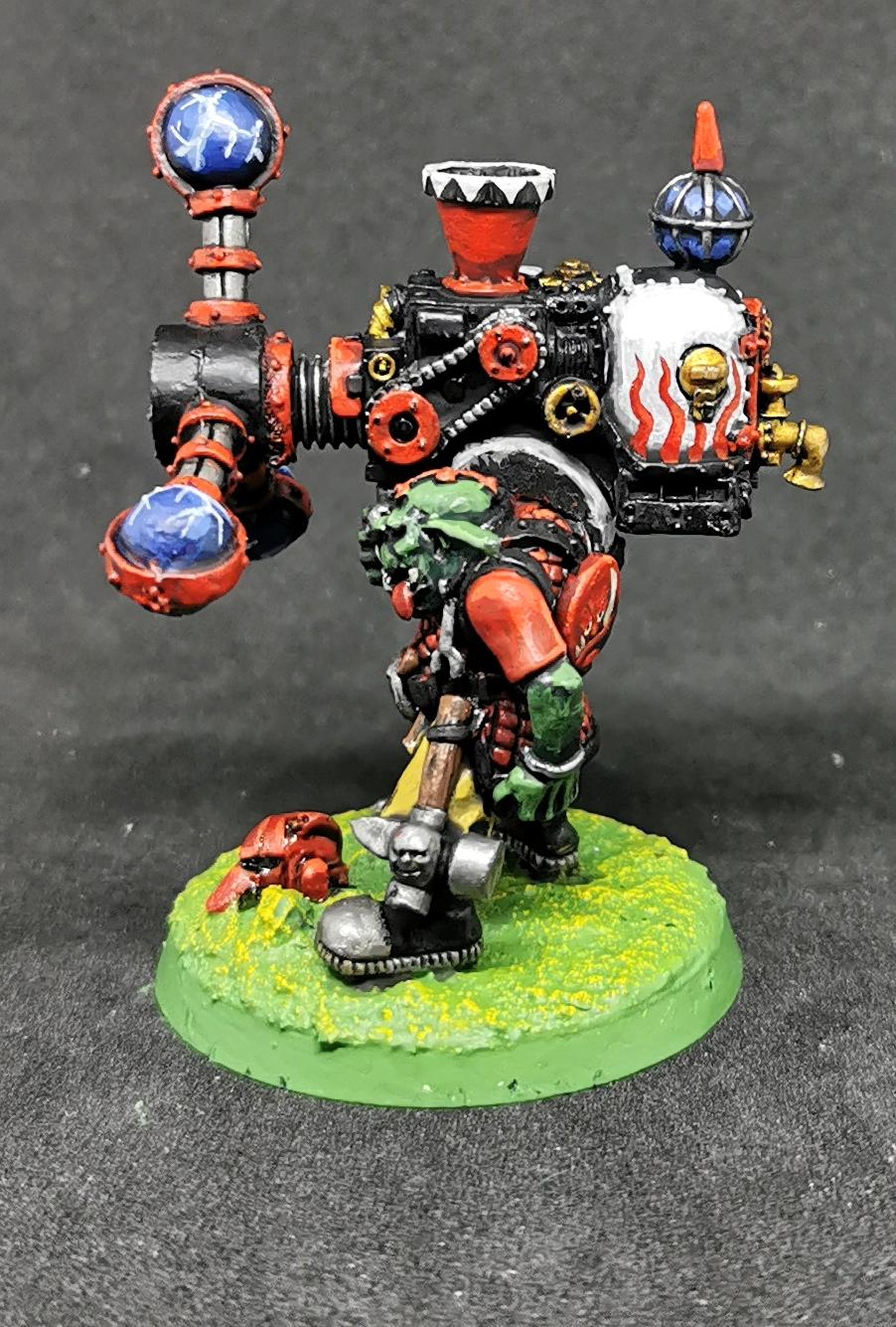 Big mek with Shokk attack gun left Big mek with Shokk attack gun left Gallery DakkaDakka